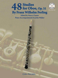 Franz Wilhelm Ferling: 48 Studies Opus 31 (noty na hoboj) (+audio)