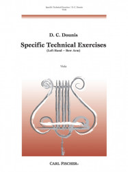 D.C. Dounis: Specific Technical Exercises Opus 25 (noty na violu)