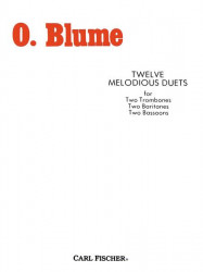 O. Blume: 12 Melodious Duets (noty na pozoun, fagot, baryton)