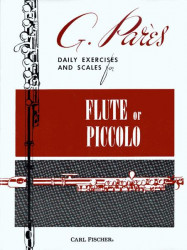 Gabriel Parés: Daily Exercises and Scales for Flute or Piccolo (noty na příčnou flétnu)