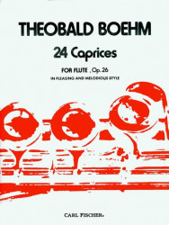 Theobald Boehm: 24 Caprices Op.26 (noty na příčnou flétnu)