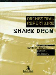 Raynor Carroll: Orchestral Repertoire - Snare Drum (noty na bicí)