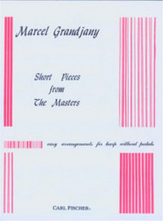Marcel Grandjany: Short Pieces From The Masters (noty na harfu)