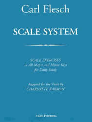 Carl Flesch: Scale System (noty na violu)