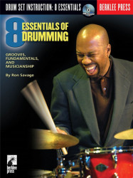 Ron Savage: Eight Essentials of Drumming - Grooves, Fundamentals, and Musicianship (noty na bicí) (+audio)