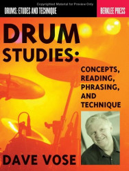 Drum Studies: Concepts, Reading, Phrasing and Technique (noty na bicí)