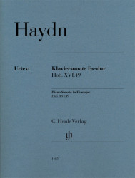 Joseph Haydn: Piano Sonata in E flat major Hob. XVI:49 (noty na klavír)