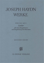 Franz Joseph Haydn: Songs For One Voice With Piano acc. (noty na zpěv, klavír)