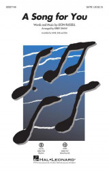 Leon Russell: A Song for You (noty na sborový zpěv, SATB) - SADA 5 ks