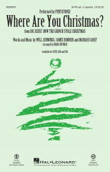 Pentatonix: Where Are You Christmas? (noty na sborový zpěv, SATB a cappella) - SADA 5 ks