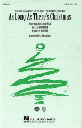 As Long As There's Christmas from Beauty and the Beast – The Enchanted Christmas (noty na sborový zpěv, SATB) - SADA 5 ks