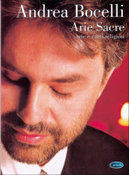 Andrea Bocelli: Arie Sacre (noty na klavír, zpěv, akordy)