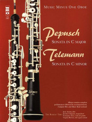 Pepusch: Sonata in C Major & Telemann: Sonata in C minor (noty na hoboj) (+audio)