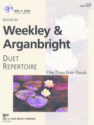 Weekle & Arganbright: Duet Repertoire Level 8 (noty na čtyřruční klavír)