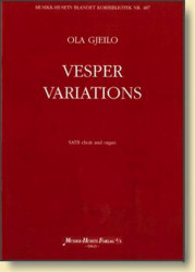 Ola Gjeilo: Vesper Variations - SATB (noty na sborový zpěv)