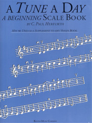 A Tune A Day For Violin - A Beginning Scale Book (noty na housle)