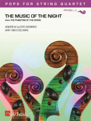 The Music of the Night from The Phantom of the Opera / Fantom opery (noty pro smyčcový kvartet)