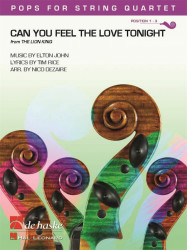 Elton John: Can You Feel the Love Tonight (noty pro smyčcový kvartet)