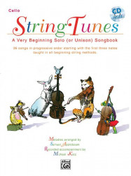 StringTunes: A Very Beginning Solo Songbook (noty na violoncello) (+audio)