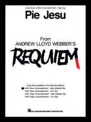 Andrew Lloyd Webber: Pie Jesu from Requiem - Vocal Duet - High Key (noty na klavír, zpěv)