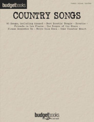 Budget Books: Country Songs (noty na klavír, zpěv, akordy)