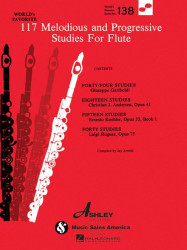 117 Melodious and Progressive Studies for Flute (noty na příčnou flétnu)