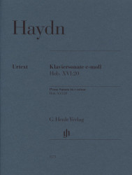 Joseph Haydn: Piano Sonata C minor Hob. XVI:20 (noty na klavír)