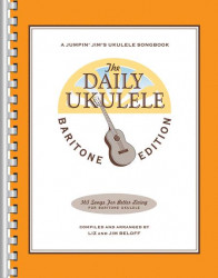 The Daily Ukulele - Baritone Edition (noty, melodická linka, akordy)