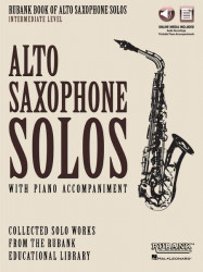 Rubank Book of Alto Saxophone Solos - Intermediate (noty na altsaxofon, klavír) (+audio)