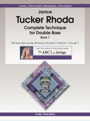 Janice Tucker Rhoda: Complete Technique for Double Bass 1 (noty na kontrabas)