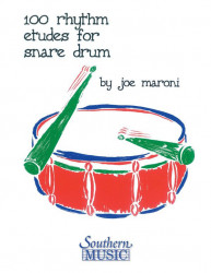Joe Maroni: 100 Rhythm Etudes for Snare Drum (noty na bicí)
