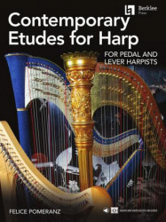 Contemporary Etudes for Harp (noty na harfu) (+audio+video)