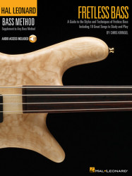 Hal Leonard Bass Method: Fretless Bass (noty, tabulatury na bezpražcovou baskytaru) (+audio)