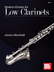 James Marshall: Modern Etudes for Low Clarinets (noty na klarinet)