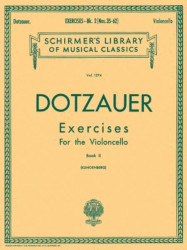 Friedrich Dotzauer: Exercises for Violoncello 2 (noty na violoncello)