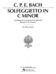 Carl Philipp Emanuel Bach: Solfeggietto in C Minor (noty na klavír)