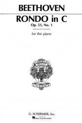 Ludwig van Beethoven: Rondo in C Major, Op. 51, No. 1 (noty na klavír)