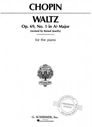 Frédéric Chopin: Waltz, Op. 69, No. 1 in Ab Major (noty na klavír)