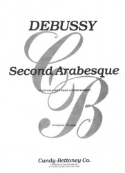 Claude Debussy: Second Arabesque (noty na příčnou flétnu, klavír)