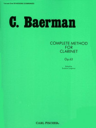 Carl Baermann: Complete Method for Clarinet Op. 63 (noty na klarinet)