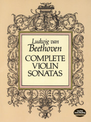 Ludwig van Beethoven: Complete Violin Sonatas (noty na housle, klavír)