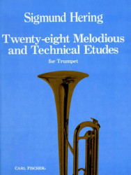 Sigmund Hering: 28 Melodious & Technical Etudes (noty na trubku)