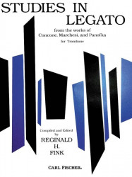 Reginald H. Fink: Studies In Legato For Trombone (noty na pozoun)