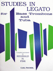 Reginald H. Fink: Studies In Legato For Bass Trombone and Tuba (noty na basový pozoun a tubu)