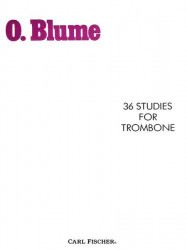 O. Blume: 36 Studies For Trombone (noty na pozoun)