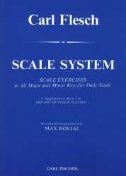 Carl Flesch: Scale System (noty na housle)