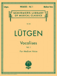 B. Lütgen: Vocalises 1 - Medium Voice (noty na zpěv, klavír)