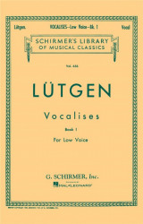 B. Lütgen: Vocalises 1 - Low Voice (noty na zpěv, klavír)