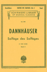 A.L. Dannhauser: Solfége des Solféges 2 (noty na zpěv)