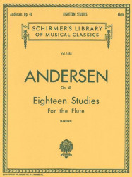 Joachim Andersen: 18 Studies (noty na příčnou flétnua)